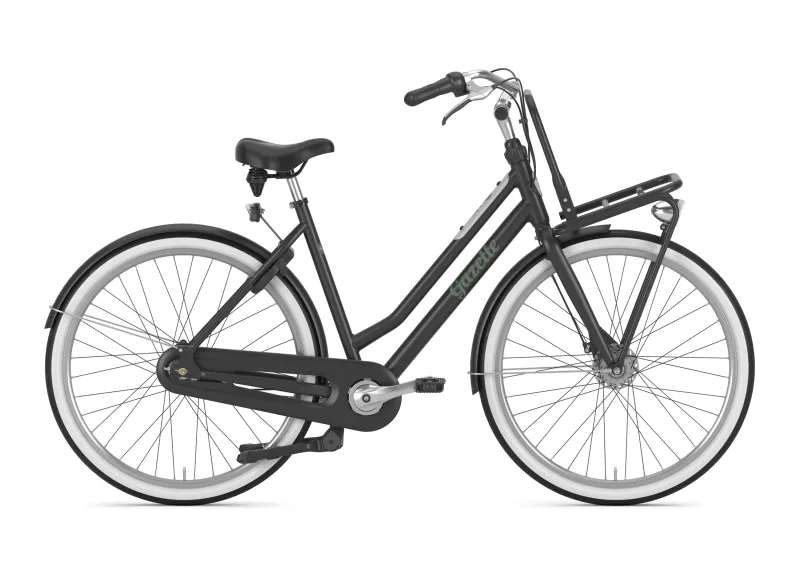 Een productafbeelding van een Gazelle Miss Grace L54 Black T7 (m)
